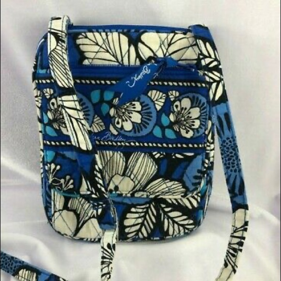 Vera Bradley Handbags - VERA BRADLEY Mini Hipster Cross Body Shoulder All In One (BLUE BAYOU)